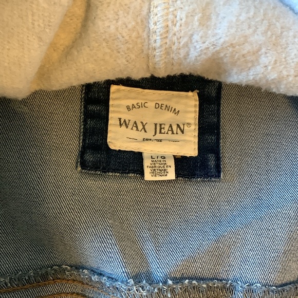 Wax denim styled with hoodie jacket - Picture 2 of 2